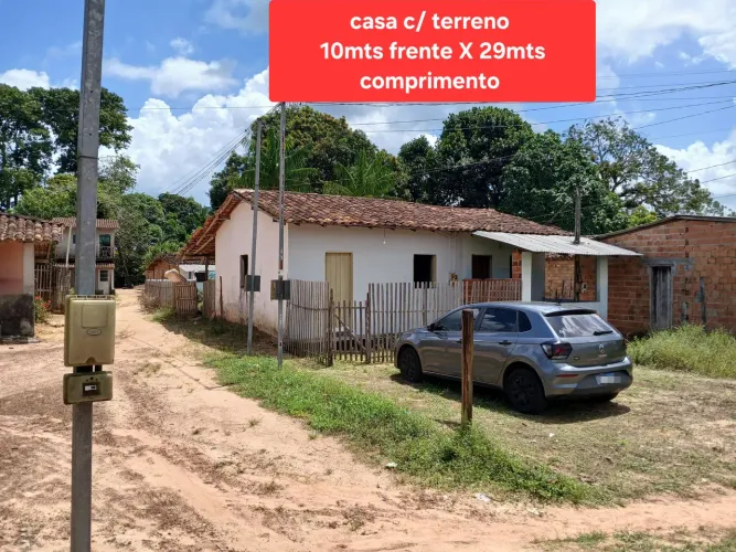 Casa c/ terreno localizada na PA 140 KM 28, zona rural de Santo Antônio do Tauá 