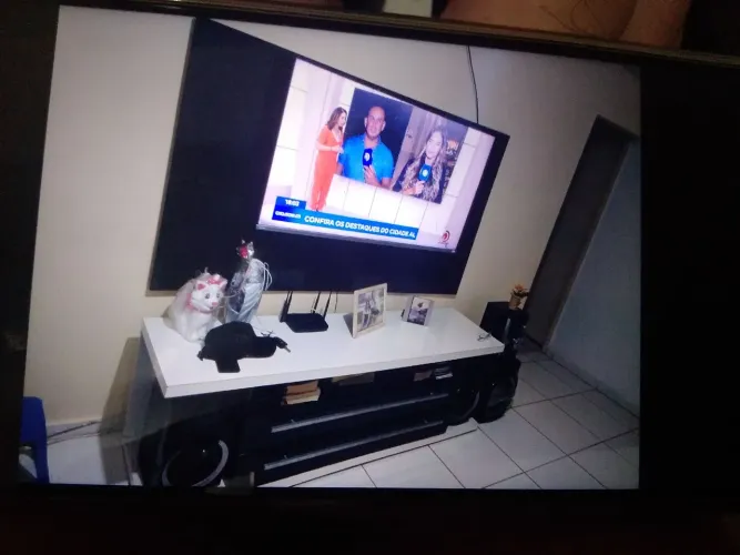 Tv de 55 pol. Mais o painel 