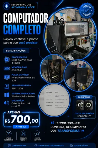 Computador I3 Completo