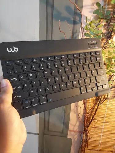 Teclado sem fio compatível com tablet samsung Tab S6