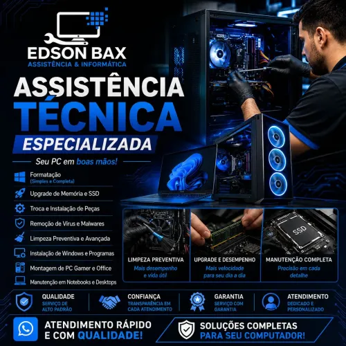 Conserto de Pc - Montagem Formatação de Computador