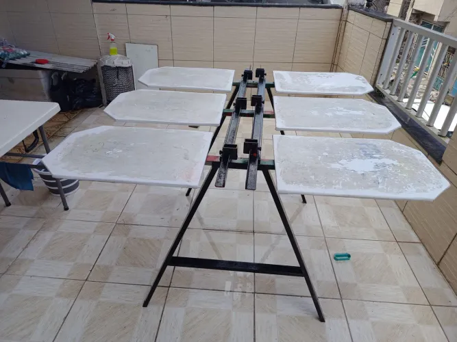 mesa berço de Silk screen estamparia
