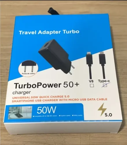 ? CARREGADOR TURBO POWER 50W - USB-C