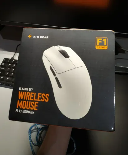(LACRADO) Mouse ATK F1 v3 Ultimate+ Branco