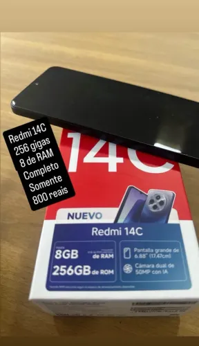 Redmi 14C /256 gigas /8 gigas de memória RAM