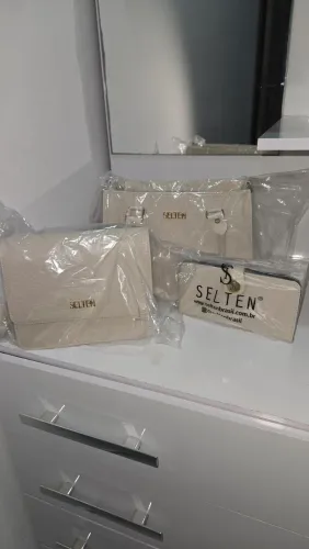 Kit Bolsas Selten Original Feminino - 2 Bolsas + Carteira - Novo na Embalagem