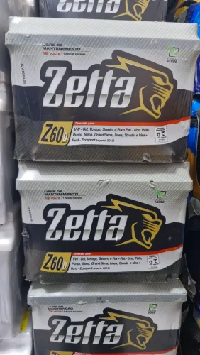 Bateria zetta 60 amp para seu carro novas 