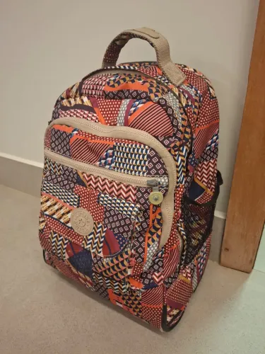 Mochila Kipling Estampada com Rodinhas