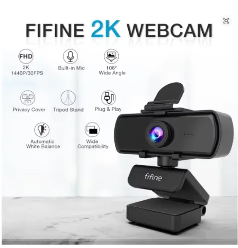 WEBCAM FIFINE 1440P FULL HD