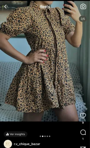 Vestido de oncinha
