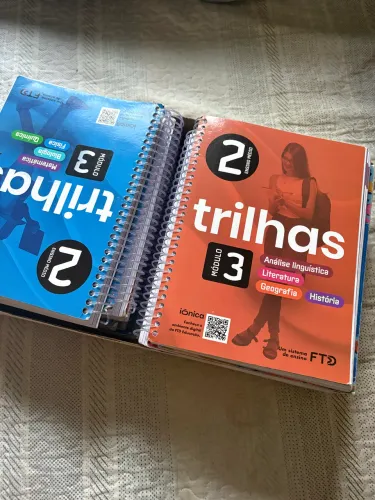 livros trilhas FTD 2 ano do ensino medio