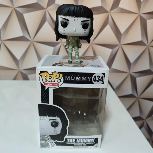 Funko Pop The Mummy #434 (Vaulted) - CAIXA COM DESGASTE DO TEMPO