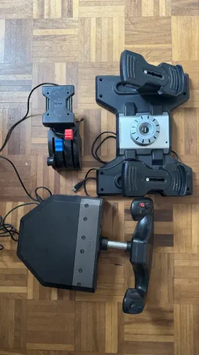 Saitek Pro Flight Yoke + Pedais + Manete | Flight Simulator