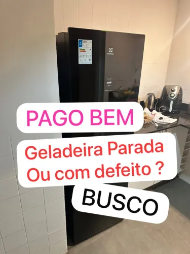 Geladeira com defeito