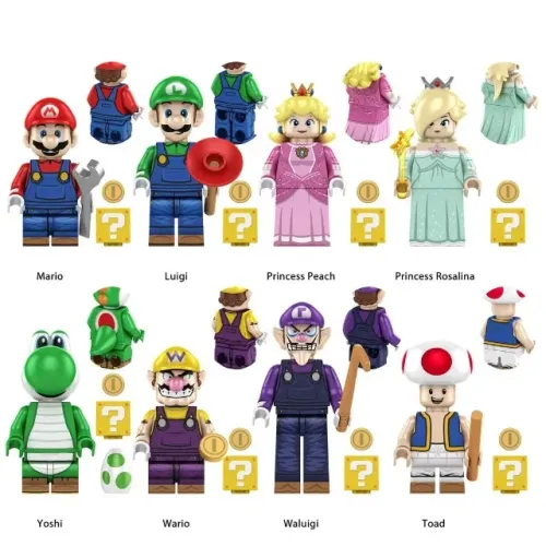 Minifigure turma no mario super mario