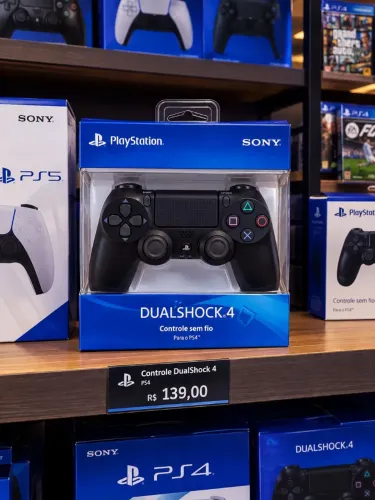 Controle ps4 sem fio via Bluetooth 