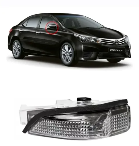 Seta Pisca Retrovisor Toyota Corolla