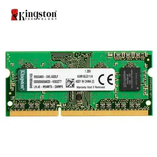 Memória RAM para Notebook DDR3L 4GB 1600MHz Kingston KVR16LS11 4