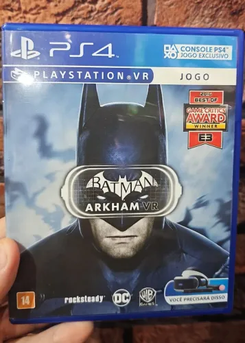 JOGO BATMAN ARKHAM VR PS4 CIB USA