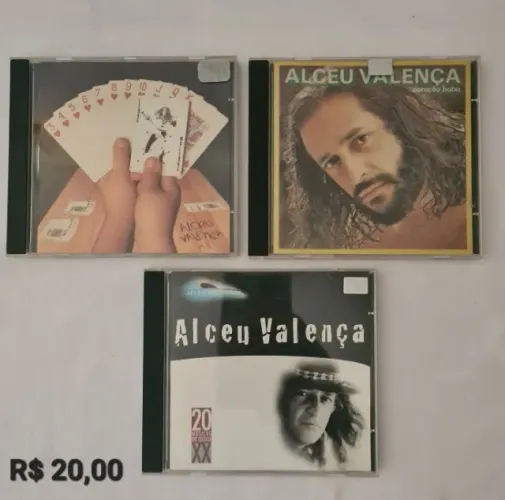 3 Cds Alceu Valença (originais) R$ 20,00