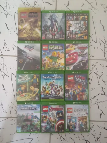 Mídia física xbox one - 12 jogos