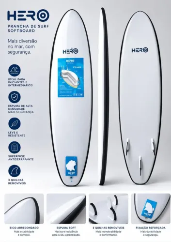 Prancha de surf Hero softwares NOVA