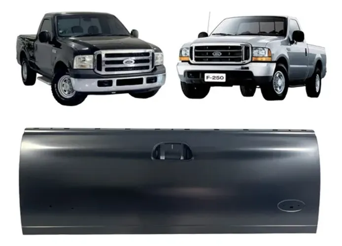 Tampa Traseira F-250 F-350 F-4000 Ford 1999 A 2011 Preto