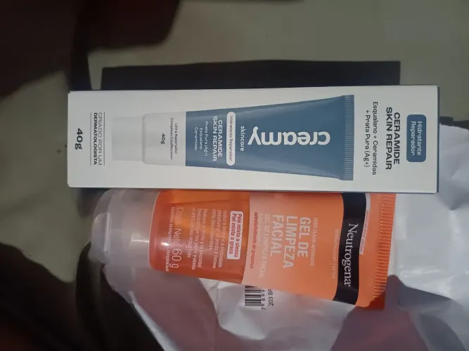 Creme+Gel de limpeza BARATO PRA SIR HOJE