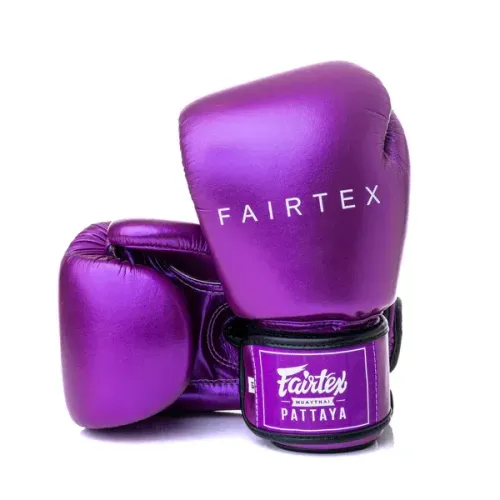 Luva Muay Thai Fairtex 12 Oz - Roxa