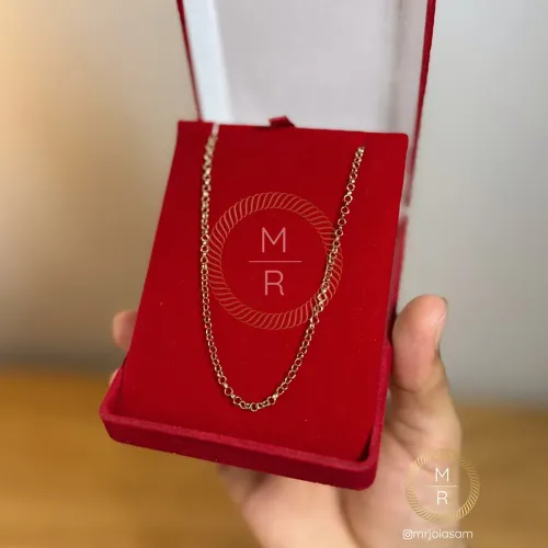 Gargantilha em ouro 18k / Recibo / Até 18x no cartão 