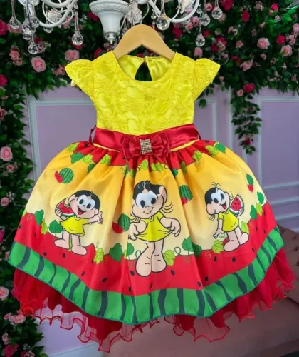2 pelo preço de 1 - Vestido Magali Aniversário de 1 ano - Paguei 1 leve 2!!!
