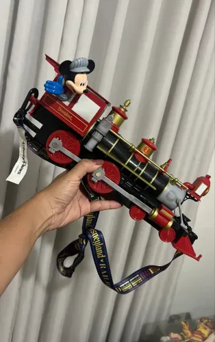 Balde pipoca trem Disney Disneyland