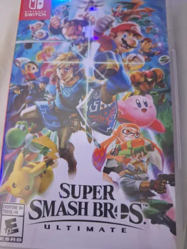 Super Smash Bros Ultimate em estado de novo! Veja meus outros anúncios!