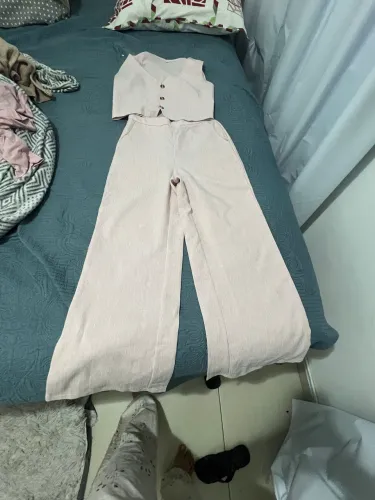 Conjunto rosa, tamanho P