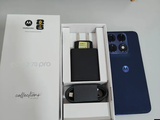 Moto Edge 70 Pro - Azul escuro 12/512 GB com NF
