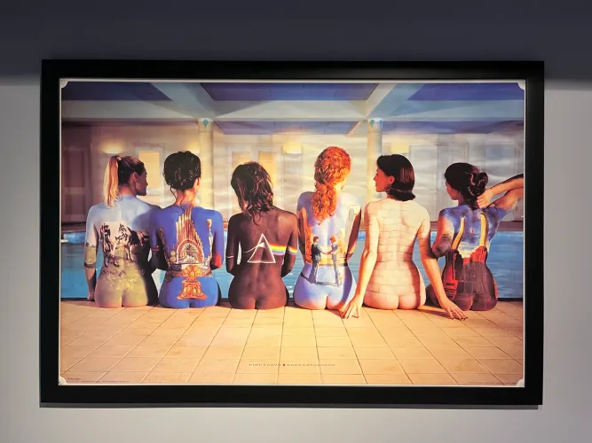 Quadro Emoldurado Pink Floyd - Back Catalogue (96 x 66 cm) - Raridade