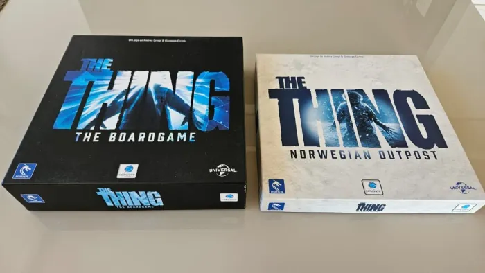Jogo De Tabuleiro The Thing Board Game + Expansão Norwegian Outpost (Impecável)