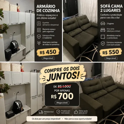 Sofá / Armário 