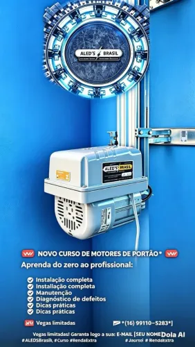 CURSO DE MONTAGEM DE MOTOR DE PORTÃO 