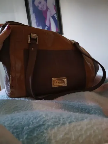 Bolsa Scamboo em Couro