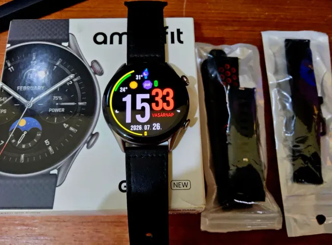 SmartWatch Amazfit GTR 4 New, ótimo estado, com pulseiras extras