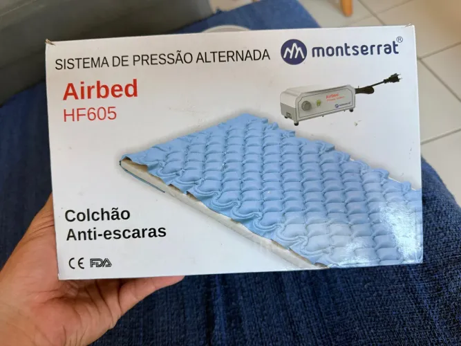NOVO NA CAIXA - Colchão Pneumático Anti-Escaras Montserrat Airbed HF605 (220V)