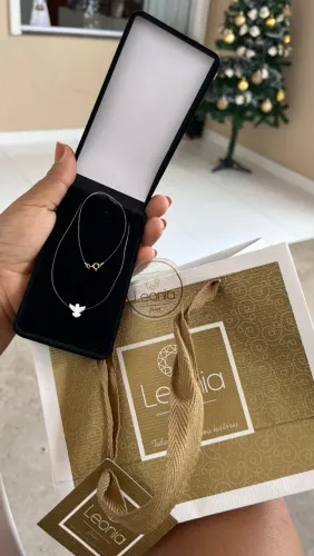 Colar com fechor ouro 18k