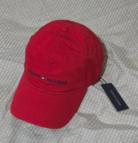 boné tommy hilfiger vermelho original