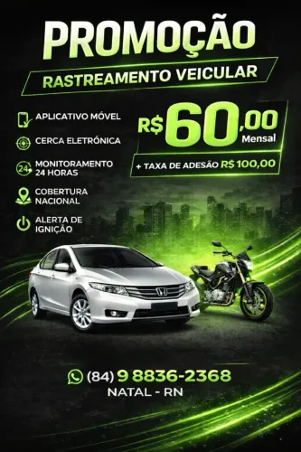 Rastreador GPS Veicular com App - Carro ou Moto