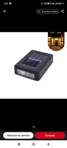 Arandela Solar Slim 2 Focos Luminária Parede Luz Quente
