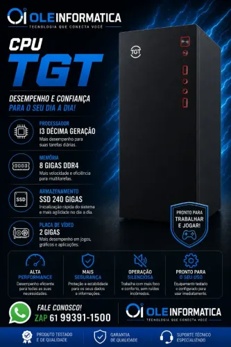 CPU TGT I3 DÉCIMA GERAÇÃO 