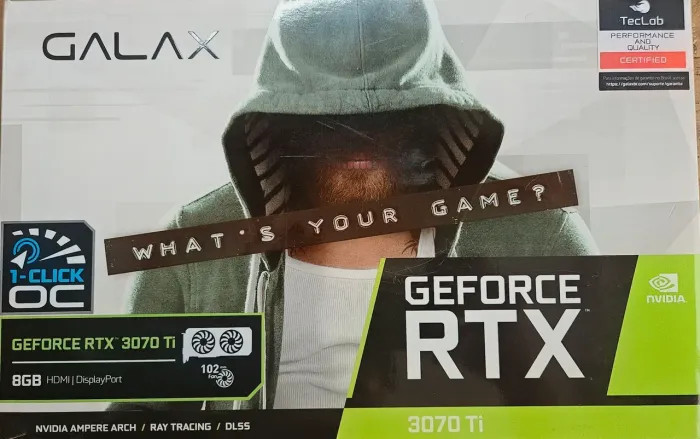 PLACA DE VIDEO RTX 3070 TI 8GB GALAX