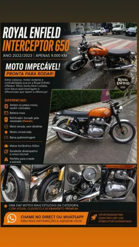Royal Eilfild Interceptor 650 2023