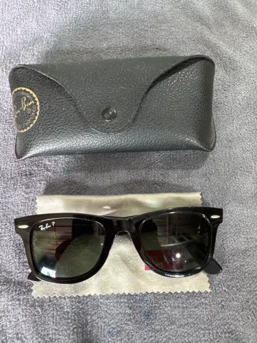 Ray-ban Wayfarer Polarizado Original Rb2140 901 50 Preto
